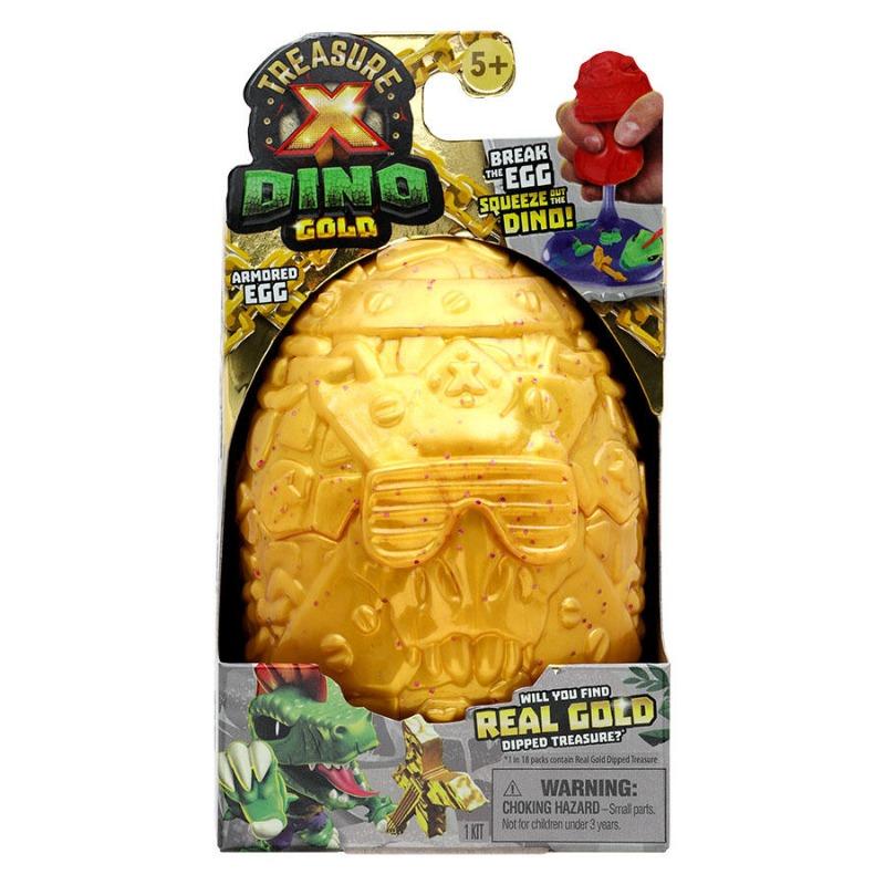 Treasure X Dino Gold Armored Egg - Assorted