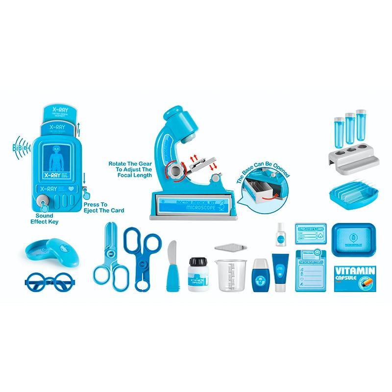 Wander Long Medical Kit Set 37 Pcs - Blue