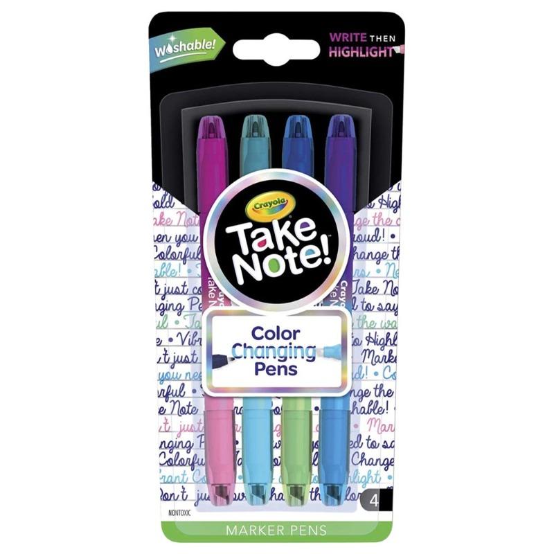 Crayola Washable Color Changing Markers -4 Colors