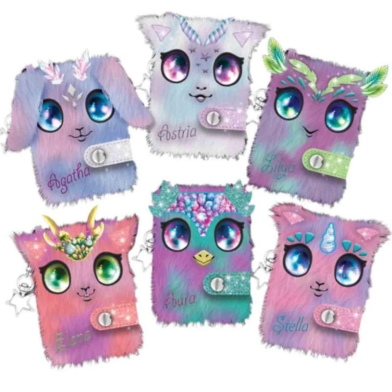Nebulous Stars Fuzzy Mini Notebook