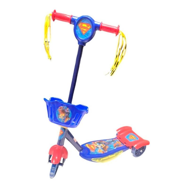 سكوتر سوبر مان 3 عجلات - أحمر
