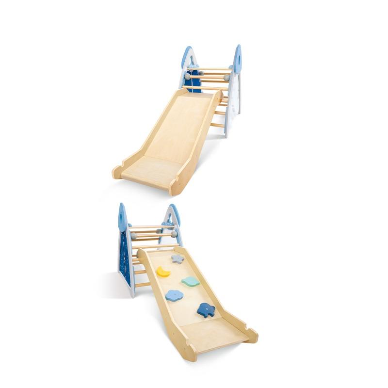 Hape - 4-in-1 Climb And Slide Gym Set