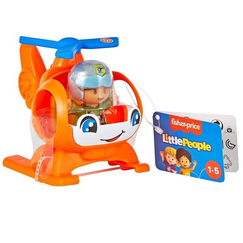 Fisher Price Little People Pilot Helicopter Toy