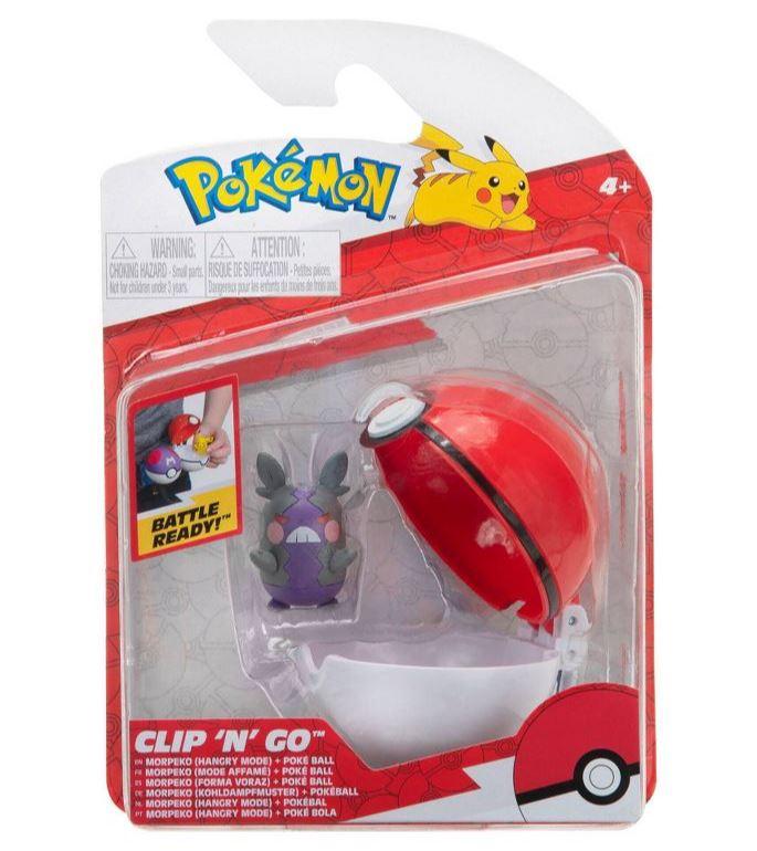 Pokemon Clip N Go Morpeko And Poke Ball