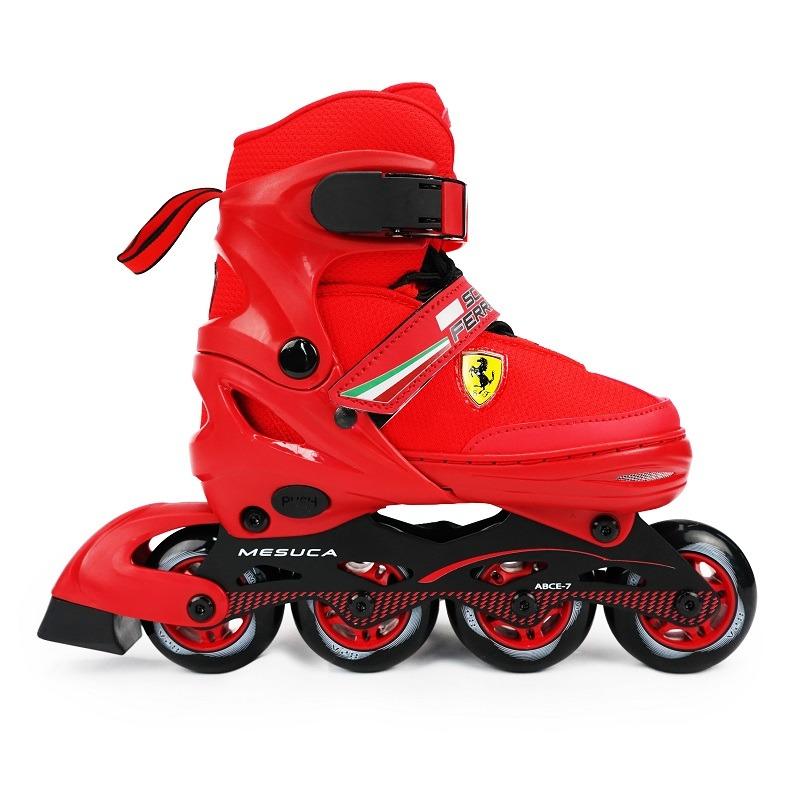 Ferrari Adjustable Inline Skates Red Color