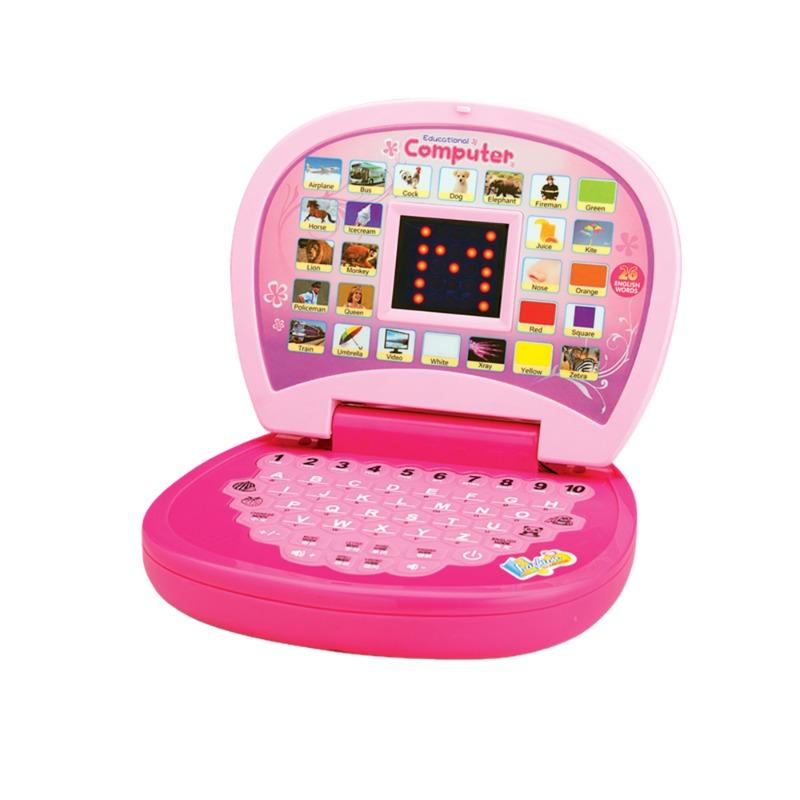 Laptop For Helps Toddlers To Learn Letters Pink