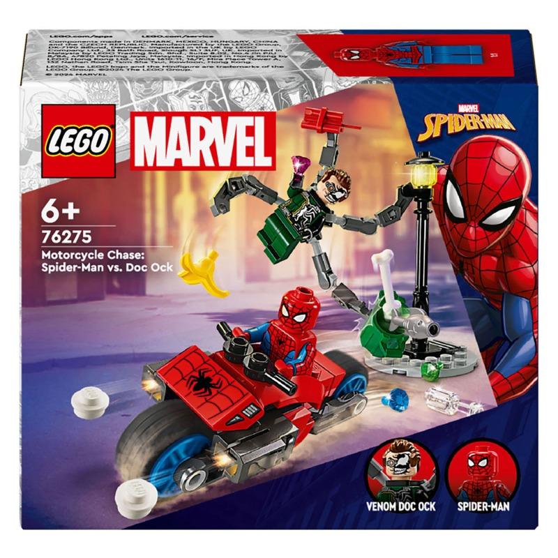 Lego Marvel Motorcycle Chase Spider-Man vs. Doc Ock