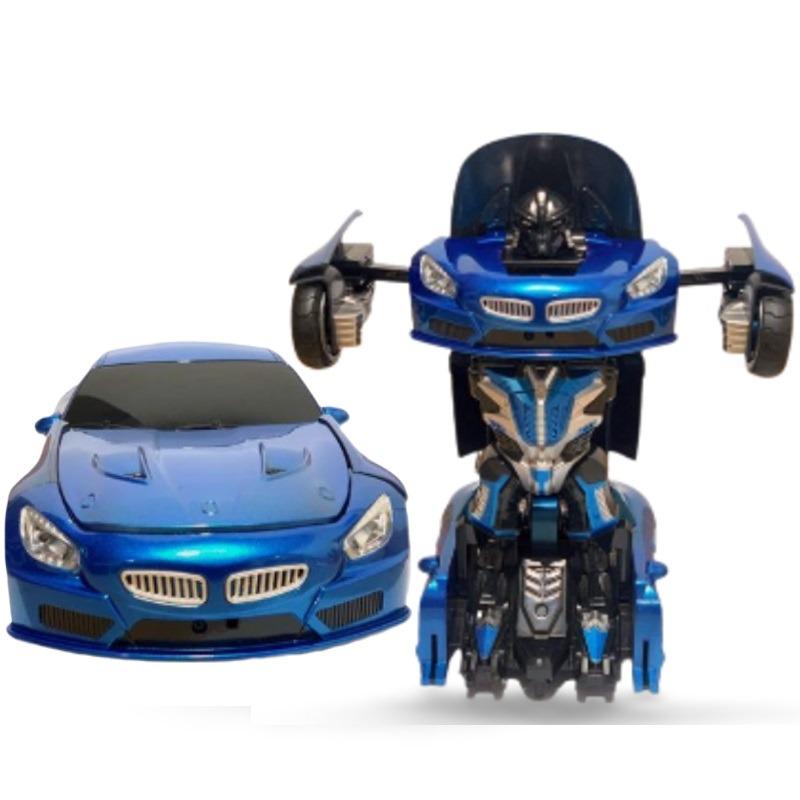 Funny Box Transformer Car-Dual Control - Blue