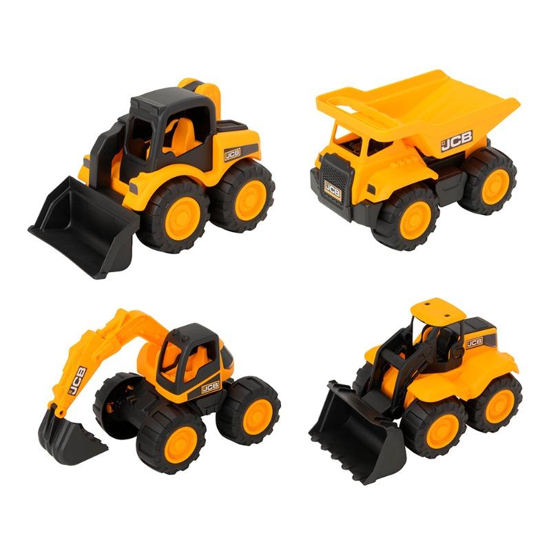 تيمسترز - شاحنات جي سي بي القوية 4 قطع