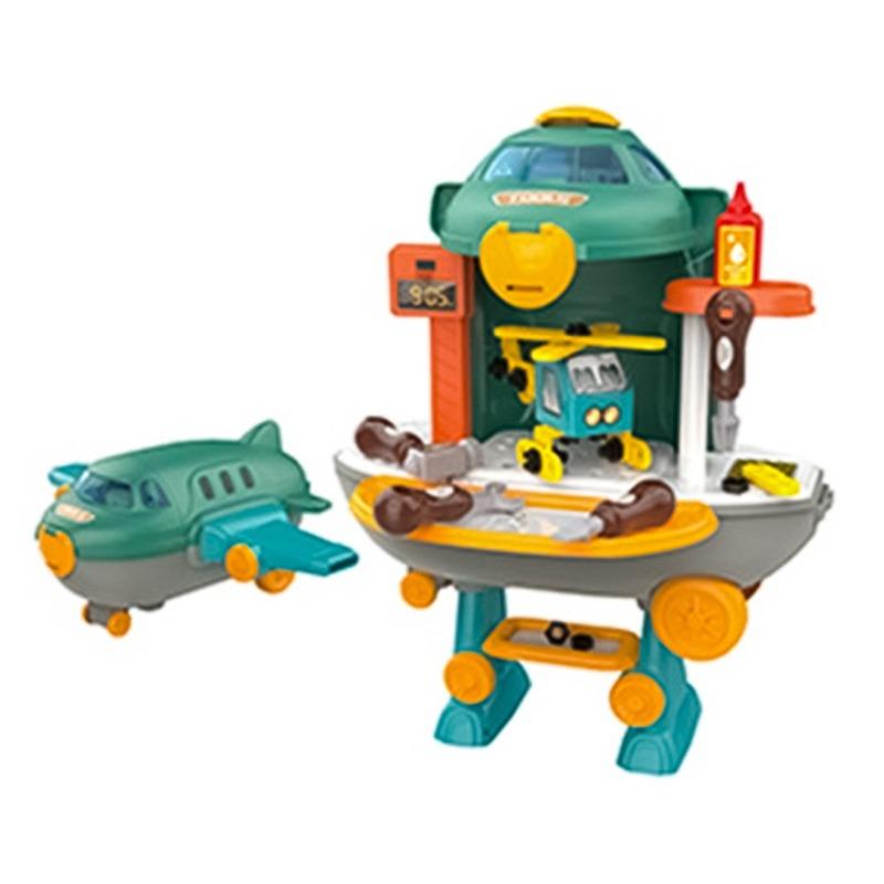 مجموعة أدوات الصيانة بتصميم طائرة - 45 قطعة