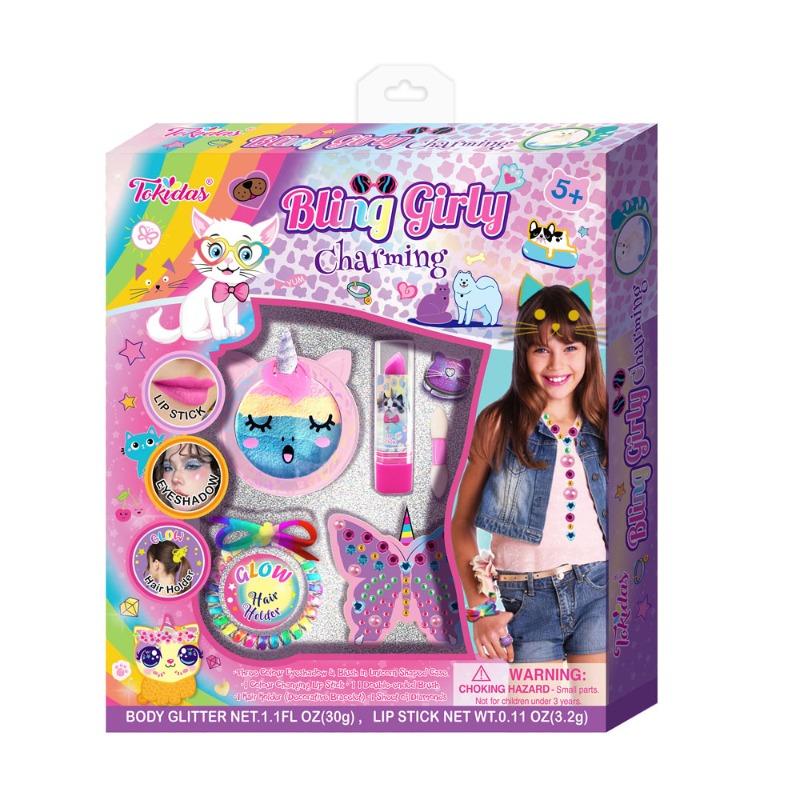 Tokidas Three Colour Eyeshadow And Blush In Unicorn Shaped Case