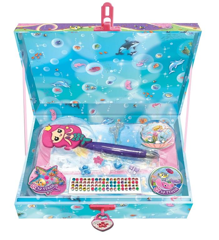 Mermaid Trinket Box With Lock