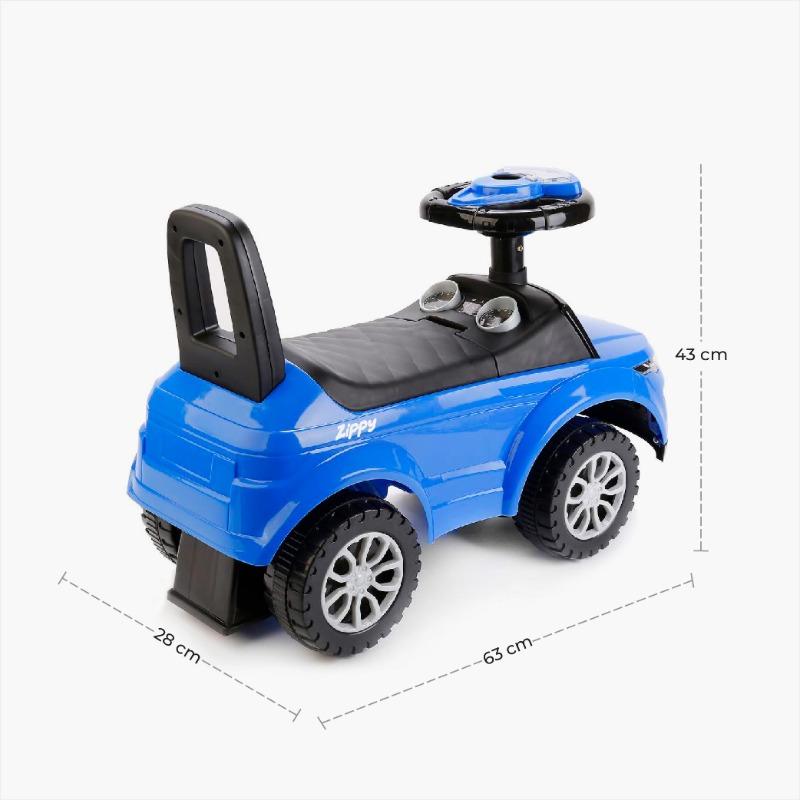 Moon Ride On Zippy Baby Sports Car - Blue