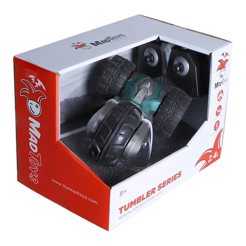 Mad Toys Tumbler Series Remote Control Stunt Car - Insane Silver