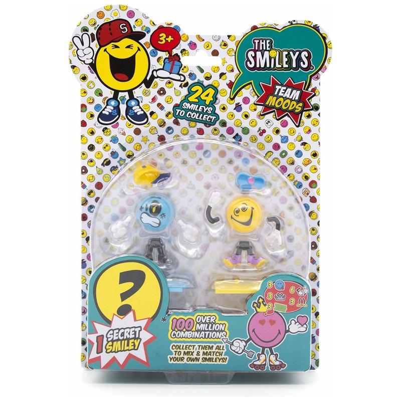 The Smileys Collectibles Series 1 Team Moods 3-Pack