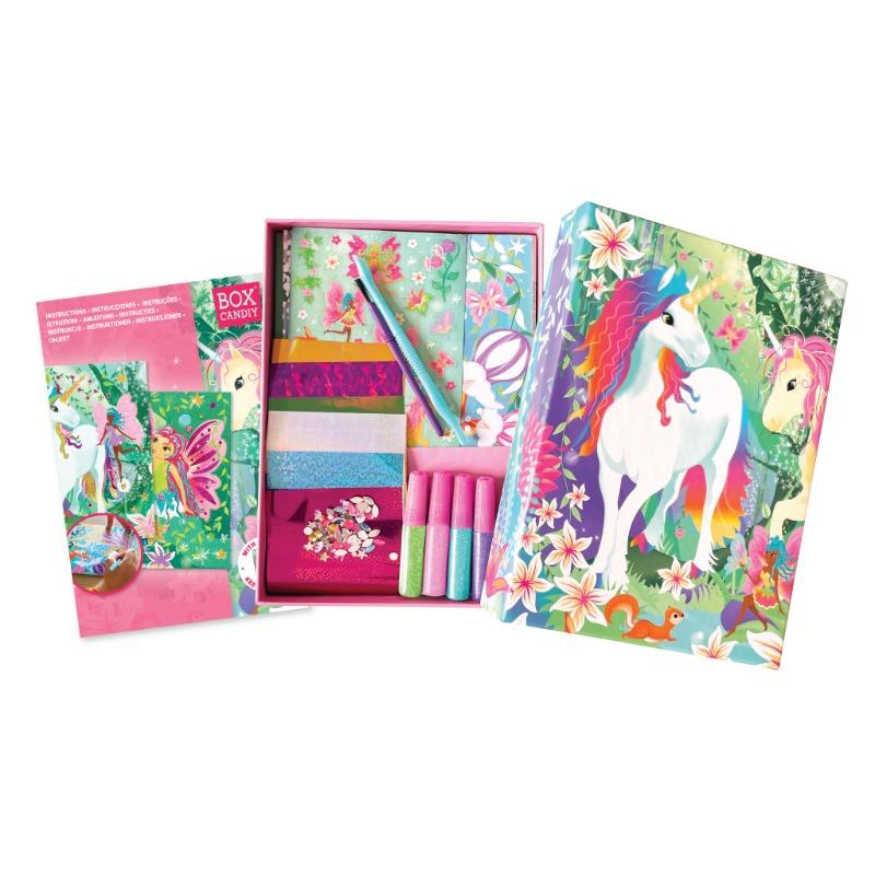 Box Candiy - Magical Unicorns Sand & Foil Art Set