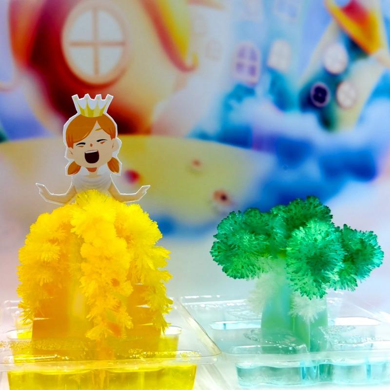 Magical Princes Crystal Tree Science Experiment