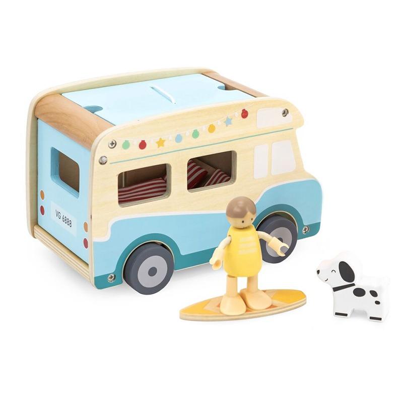 VIGA Wooden Camper Van Beach
