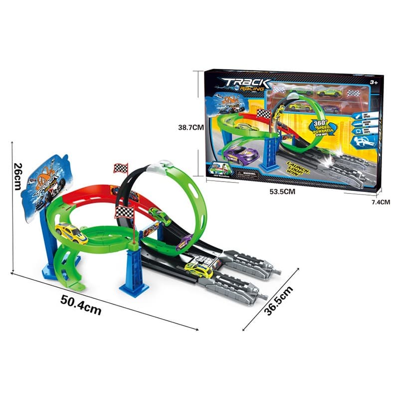 Track Racing Single Loop Track