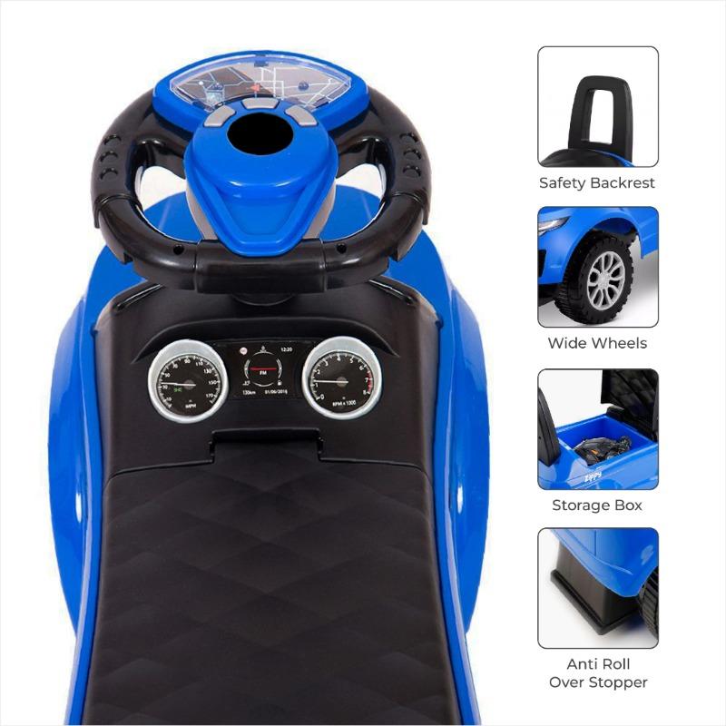 Moon Ride On Zippy Baby Sports Car - Blue