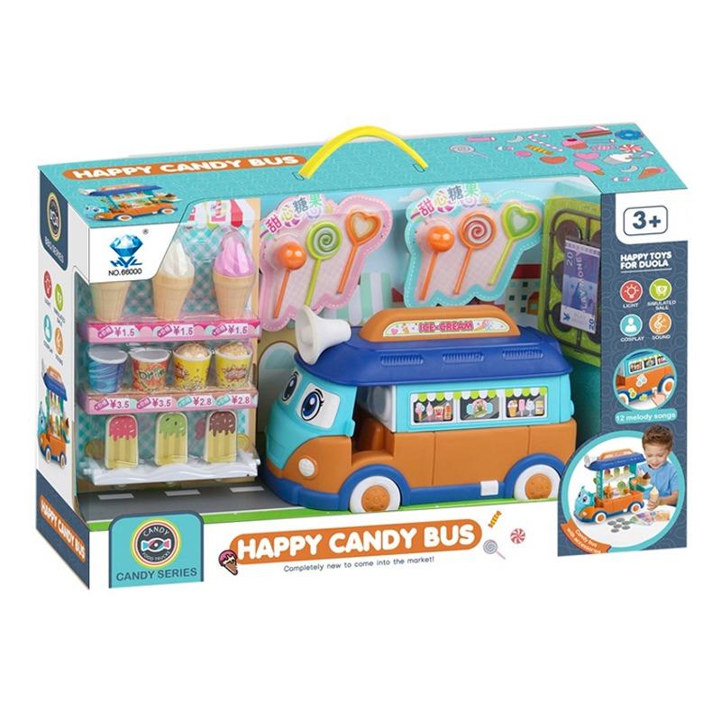 مجموعة حافلة الحلوى 2 في 1