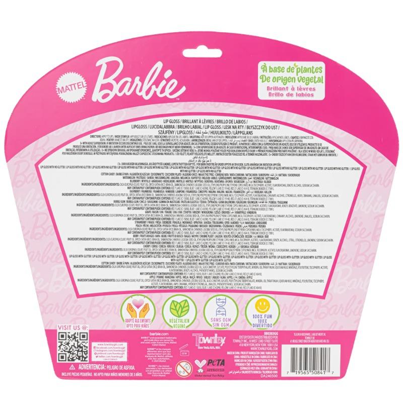 باربي مجموعة ملمع الشفاة مكونة من 12 قطعة