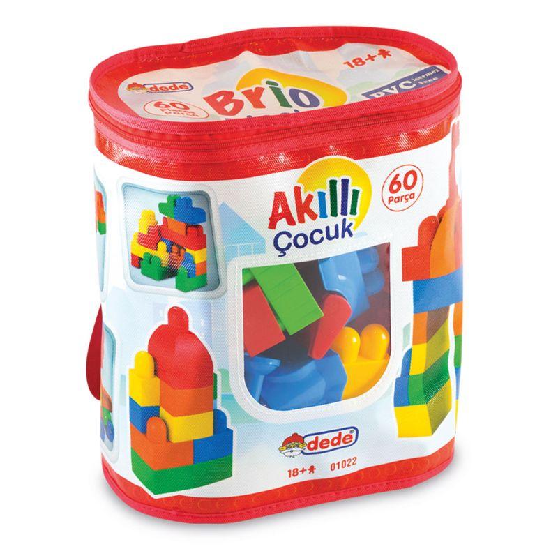 Dede Toys Brio Blocks - 60 Pcs