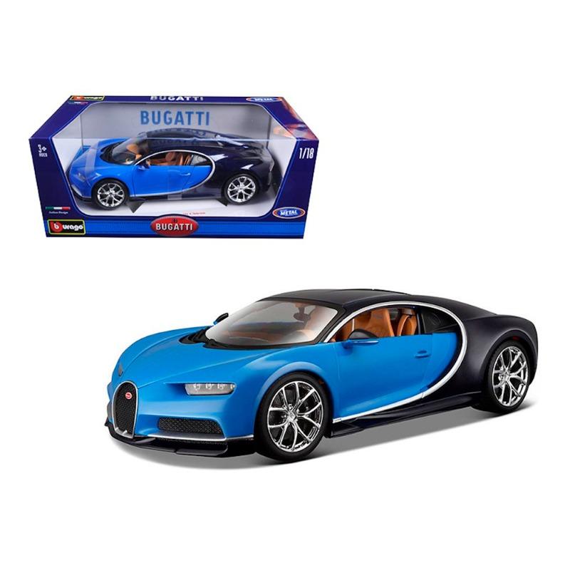 Bburago Bugatti Chiron Die-Cast - Blue