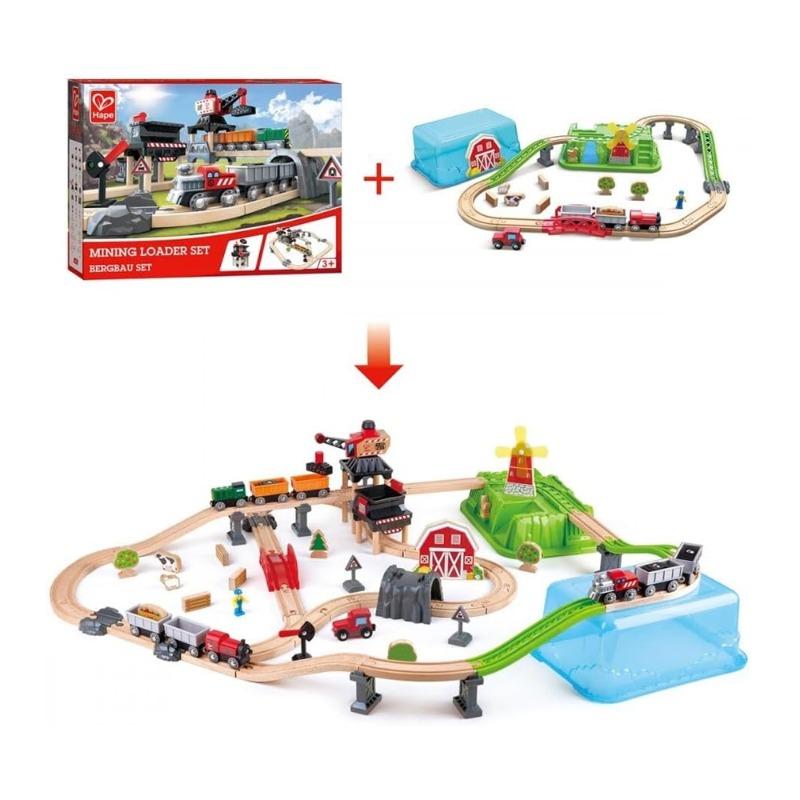 Hape Countryside Train Bucket Set