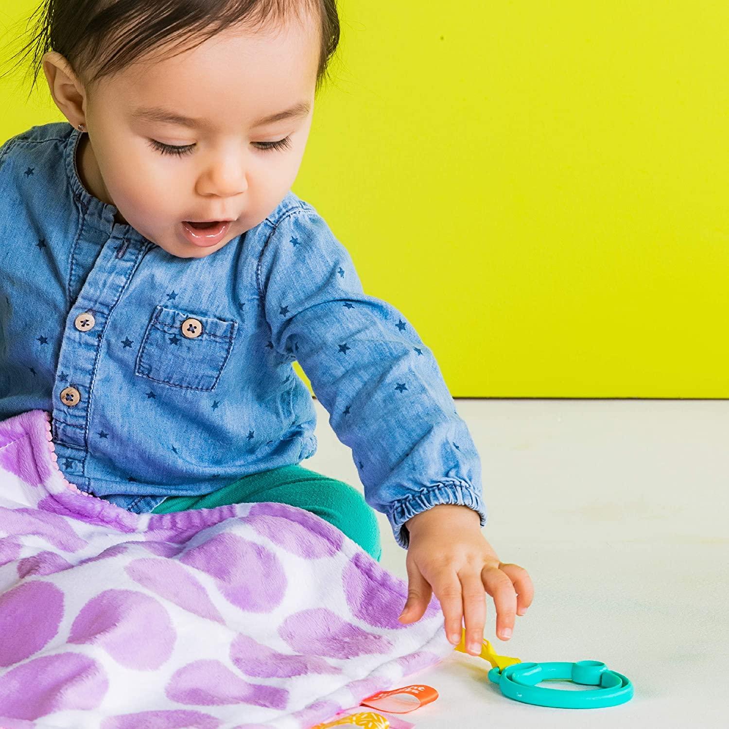 Bright Starts Little Taggies - Two Sided Blankie