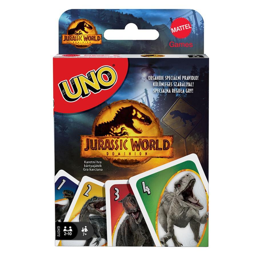 Jurassic World Uno Dinosaurs Design The Third World