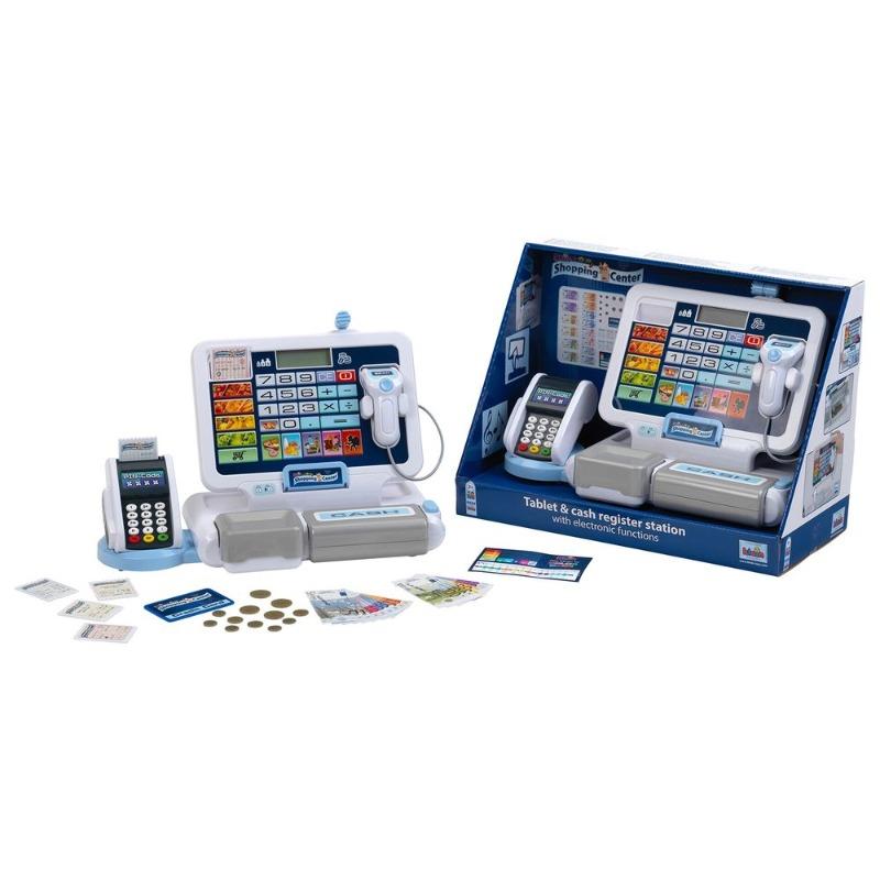 Klein Toys Tablet and Cash Register Station with Electronic Function