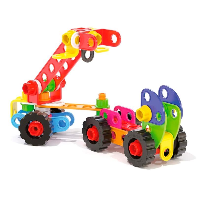 كويرسيتي - مجموعة بناء تكنو جامبو مع صندوق تخزين