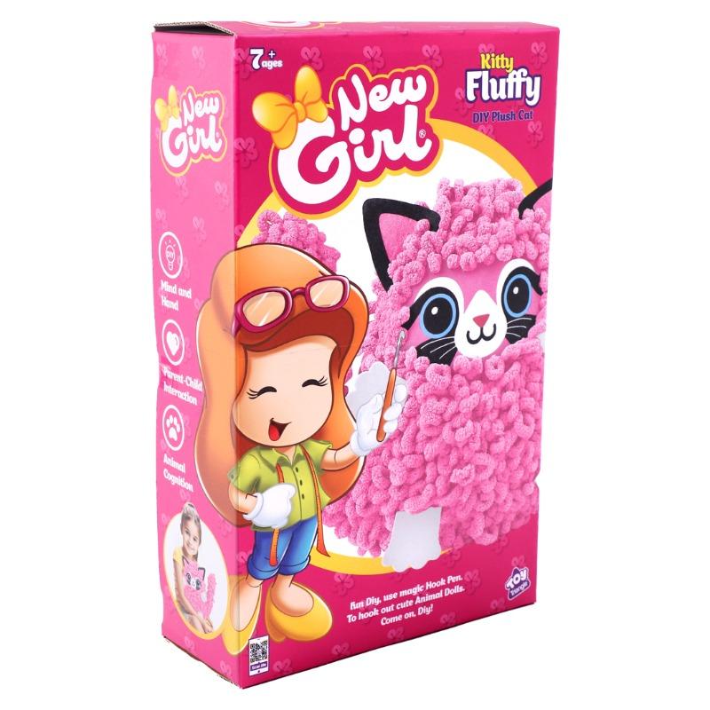 New Girl DIY Plush Kitty Fluffy