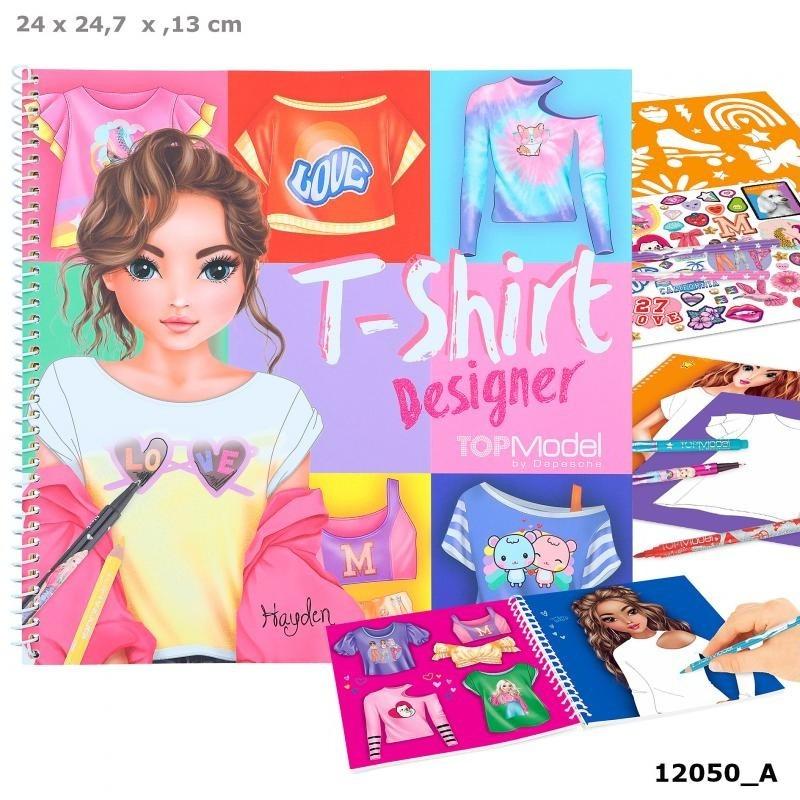 Top Model T-Shirt Designer Colouring Book