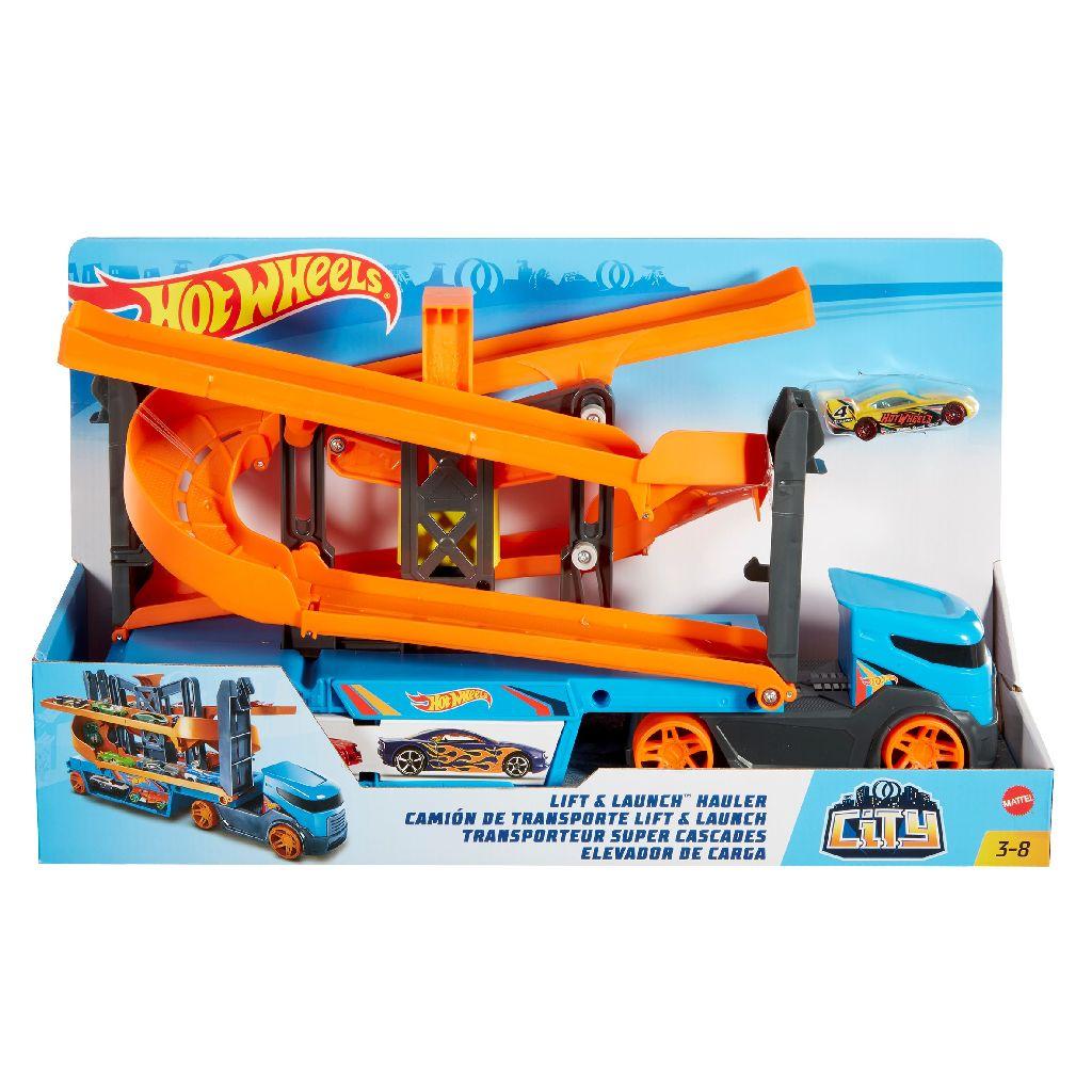 Hot Wheels City Lift And Launch Hauler Vehicle