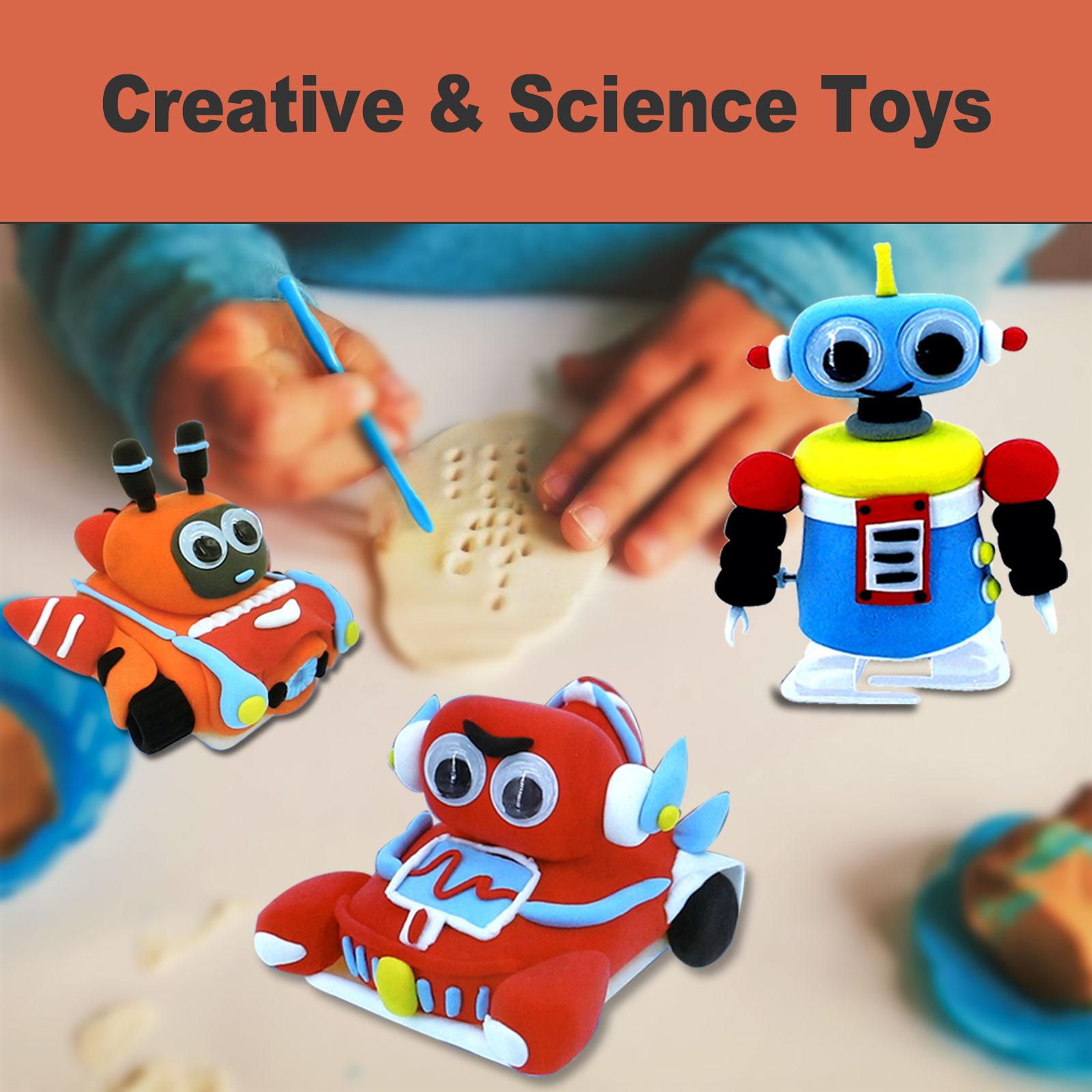 مجموعة تصميم الروبوت بالصلصال