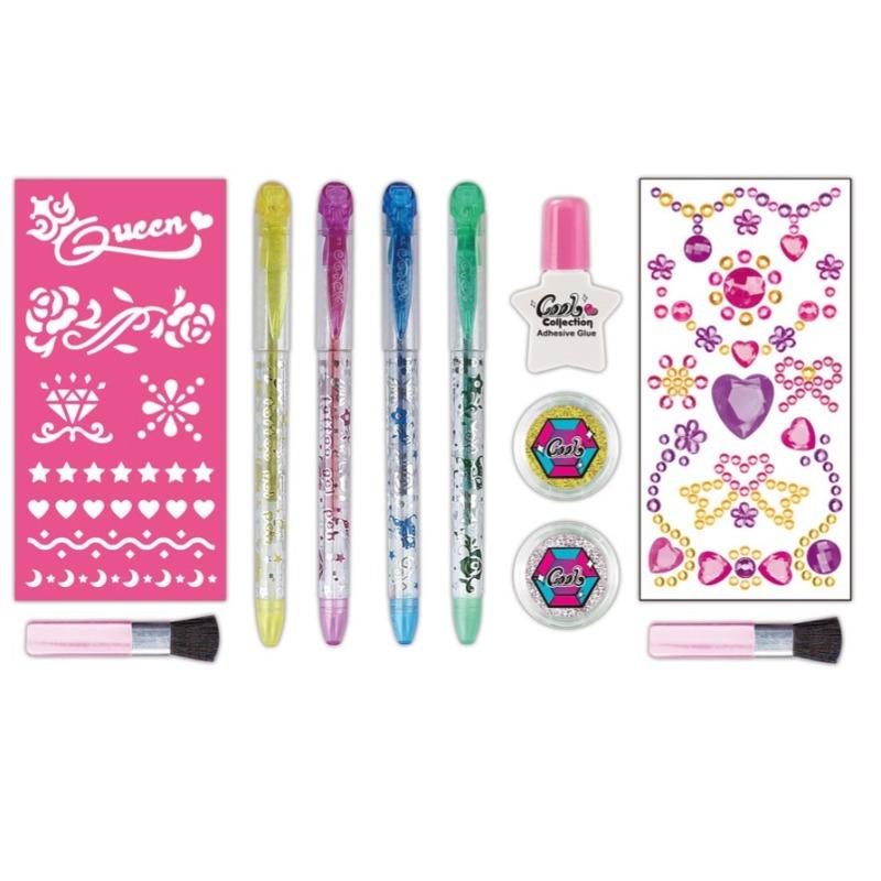 كول كوليكشن - مجموعة آرت جليتر تاتو وملصات الجسم