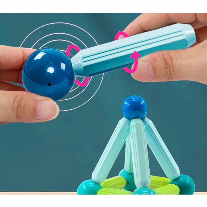 On Shine Montessori Magnetic Building Blocks - 176 Pcs