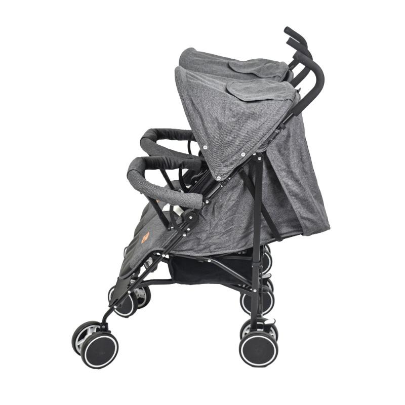 Amla Care - Luxury Baby Stroller For Two Persons - Gray