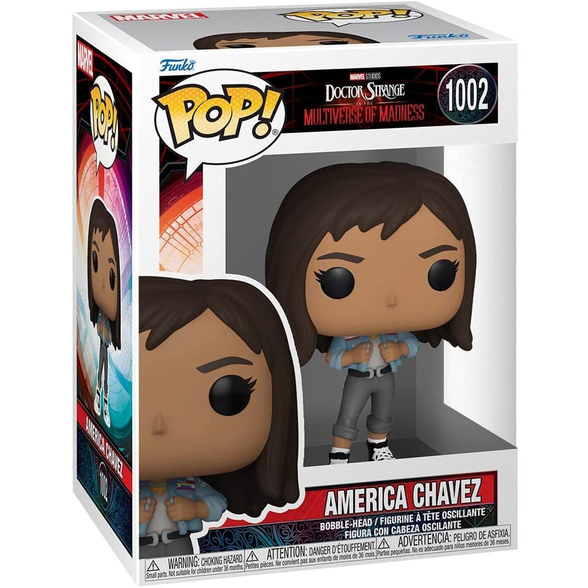 Funko Pop Marvel Doctor Strange In MOM  - America Chavez