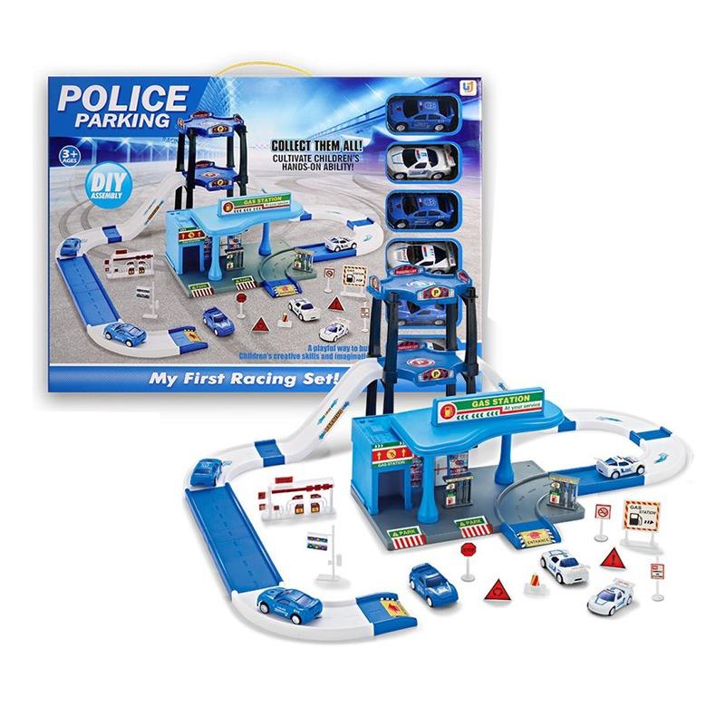 Toys Police Parking 6 Pcs