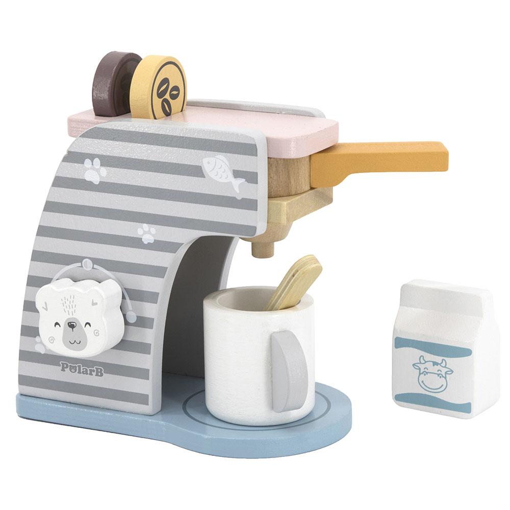VIGA Wooden Coffee Machine Set