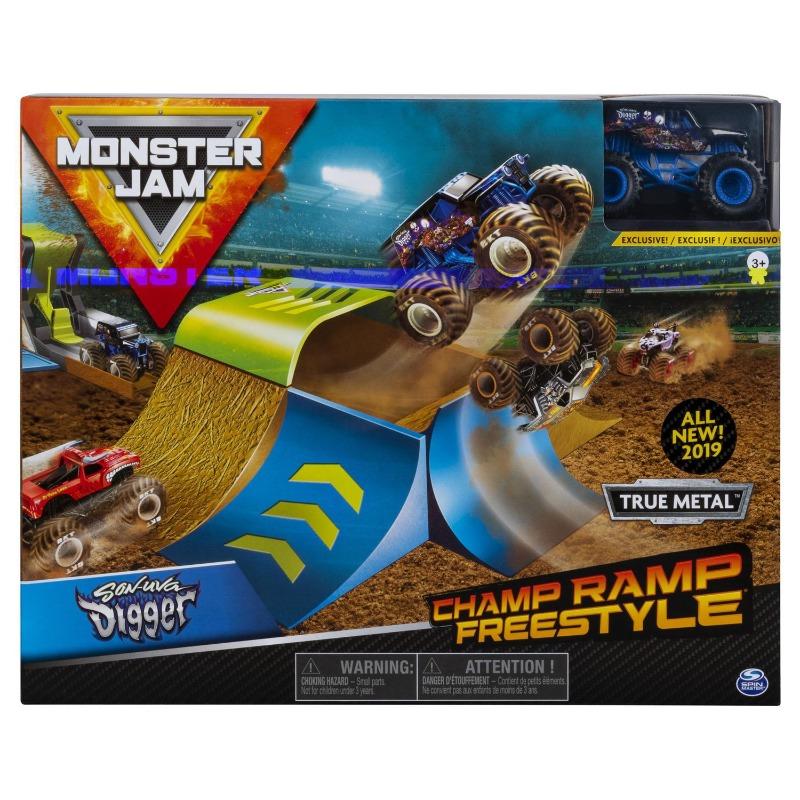 Monster Jam Ship It Flip It Transforming Game Set