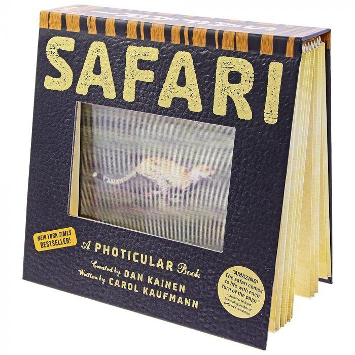 كتاب مصور للمسح الضوئي للحيوانات البرية - سفاري