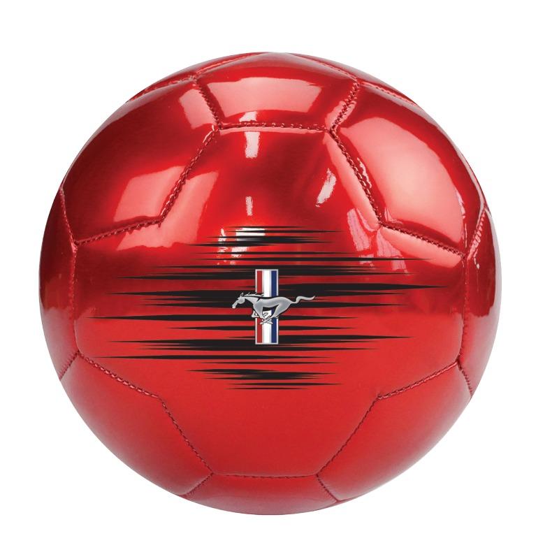 موستانج كرة قدم فورد معدنية حمراء مقاس 5