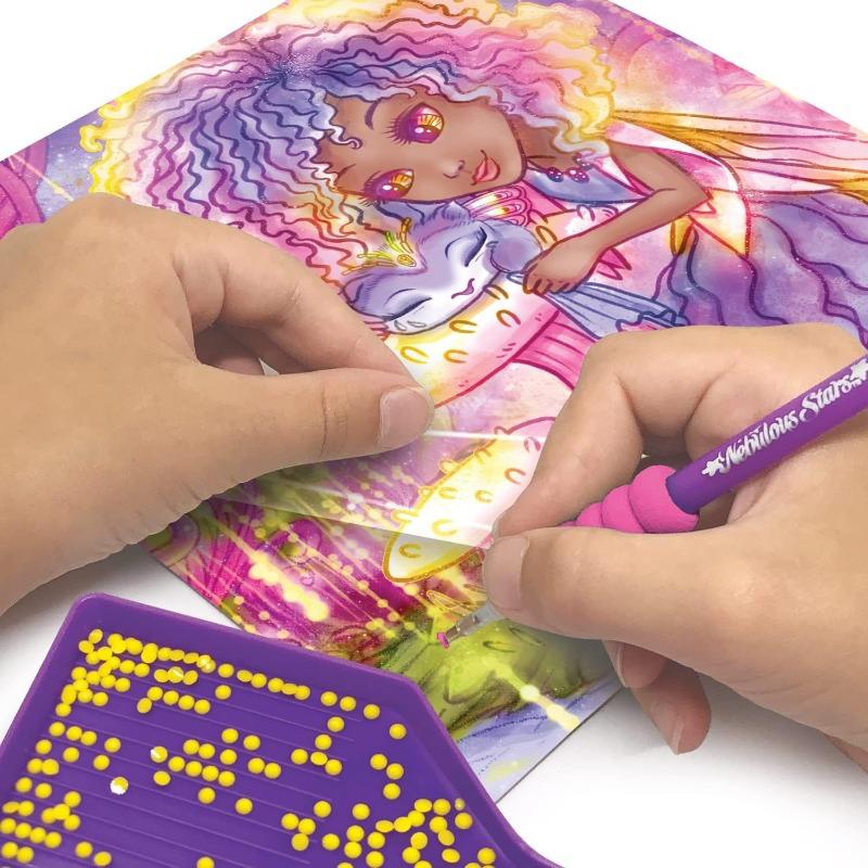 Nebulous Stars Dazzle By Number Stationery