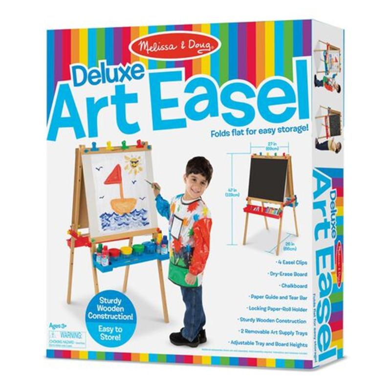 Melissa And Doug Deluxe Wooden Standing Art Easel