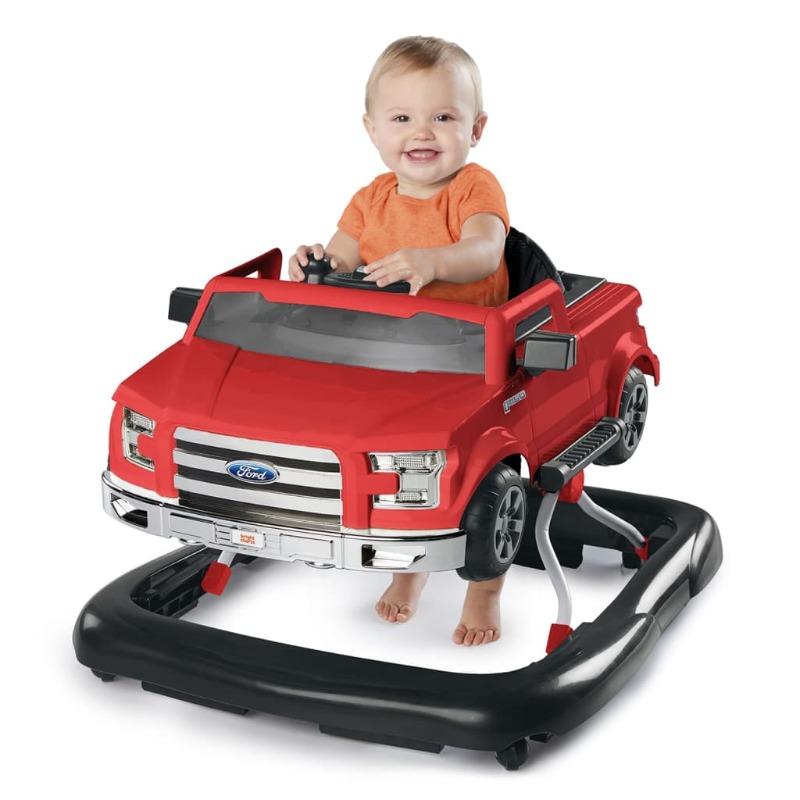 Bright Starts Ford Rapid 3-in-1 Baby Walker - Red