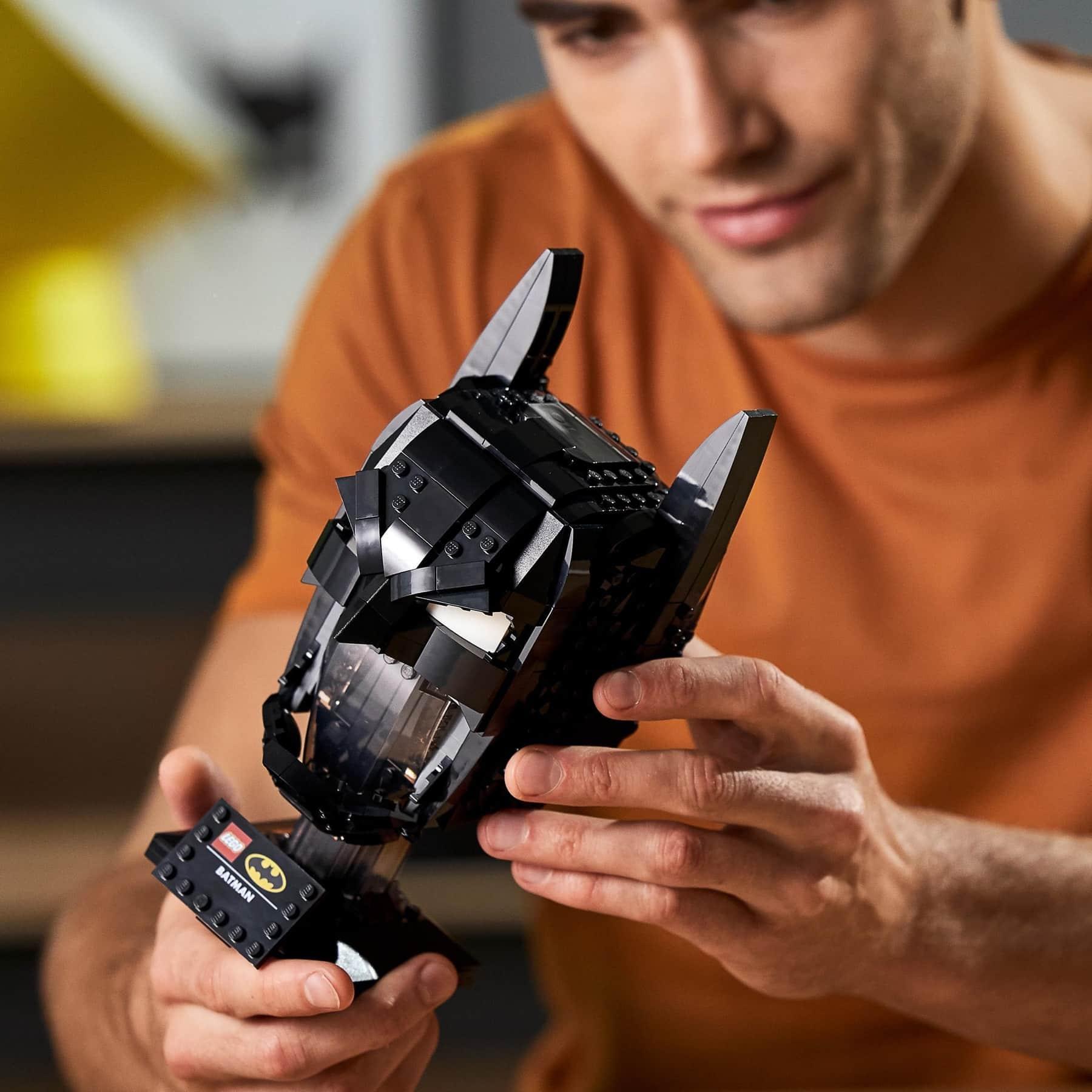 ليجو دي سي باتمان - مكعبات قناع باتمان كاول - 410 قطعة